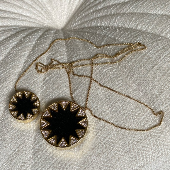 House of Harlow 1960 Double Sunburst Necklace, 26" - Picture 6 of 9